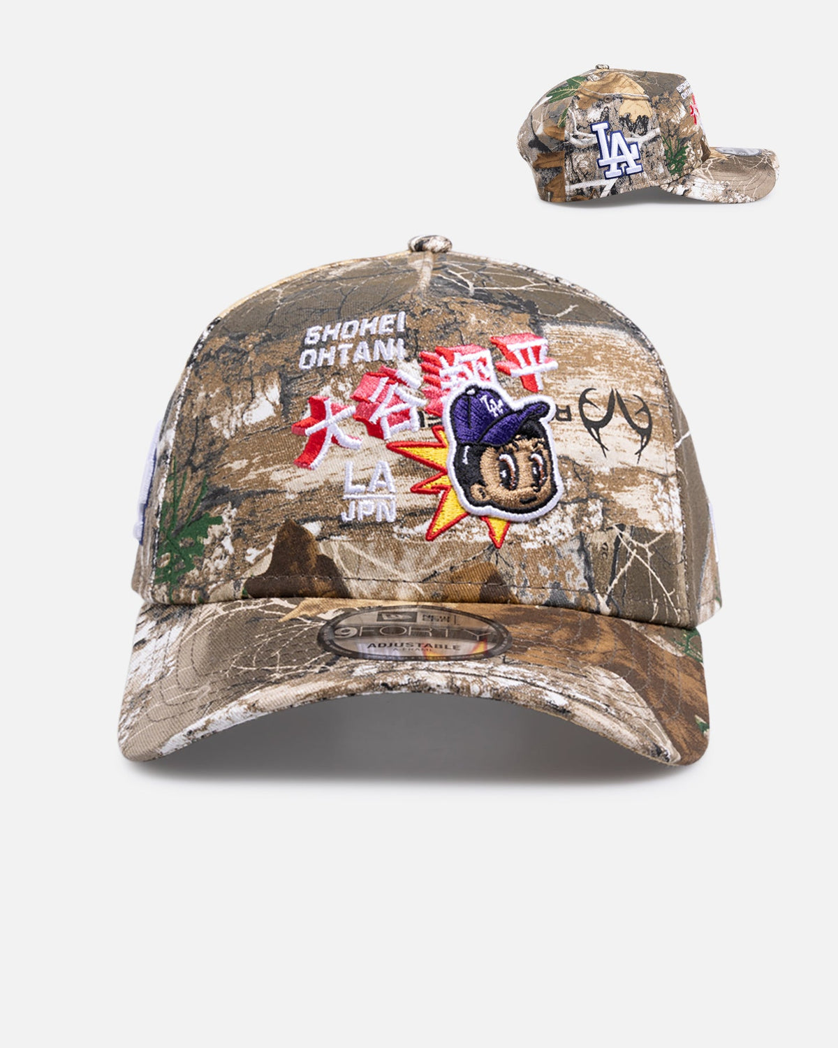 New Era New Era Los Angeles Dodgers 'Ohtani' 9FORTY A-Frame Snapback Real Tree Camo