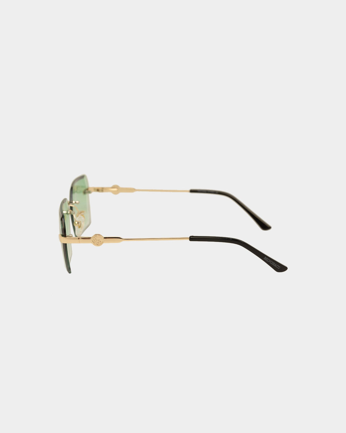 BELVOIR & CO Belvoir & Co Kennedy Sunglasses Green/Gold