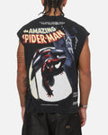 73Studio Official 73Studio Marvel Spotlight Muscle T-Shirt Black Acidwash