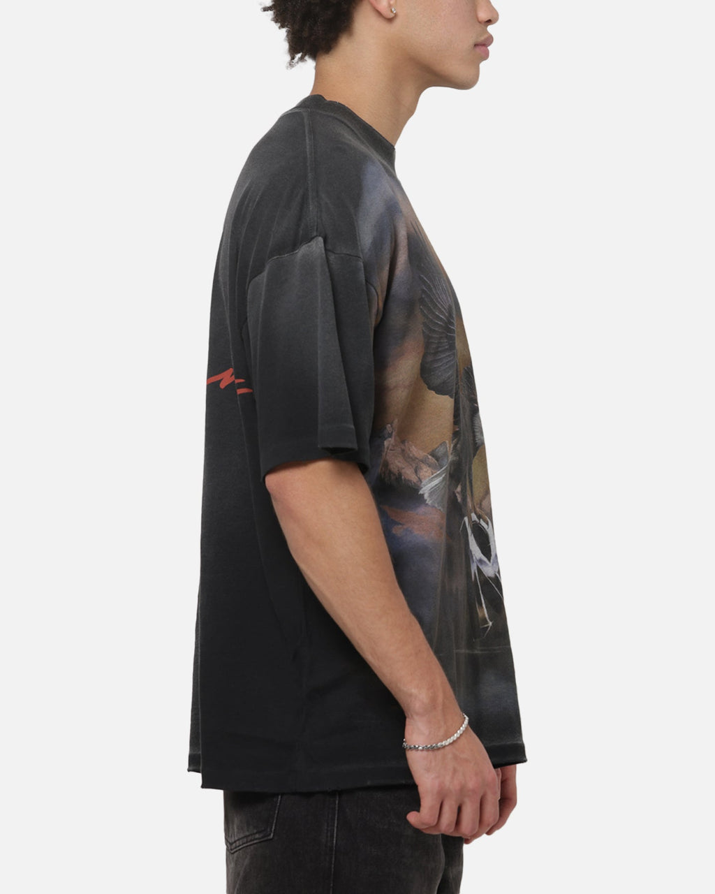 REPRESENT Classic Represent Chrome Flight T-Shirt Stained Black