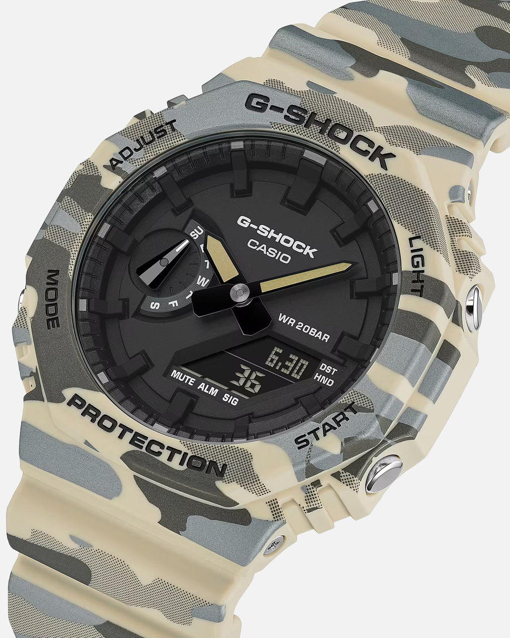 G SHOCK G Shock GA2100CM-5A Watch Camo/Black