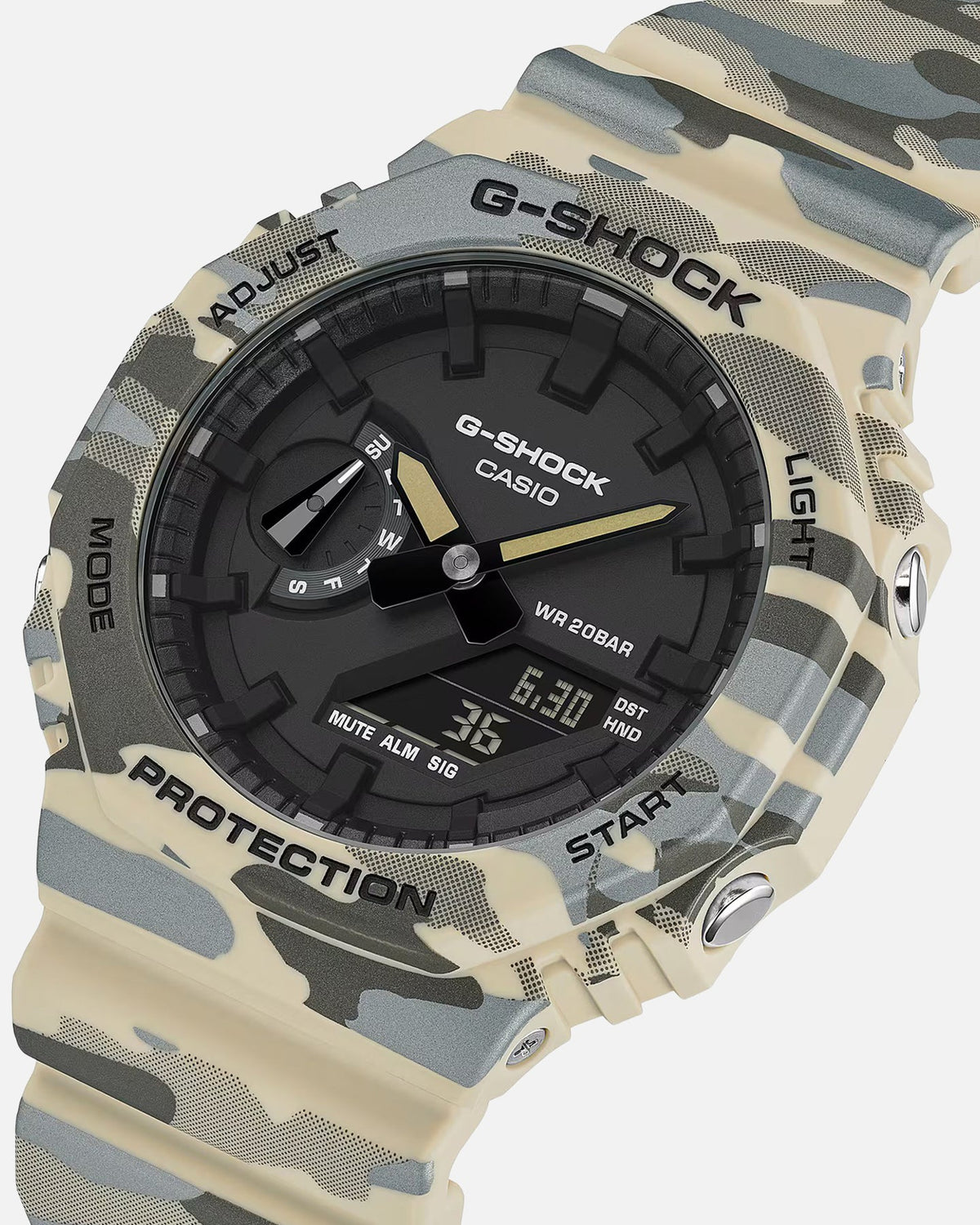 G SHOCK G Shock GA2100CM-5A Watch Camo/Black