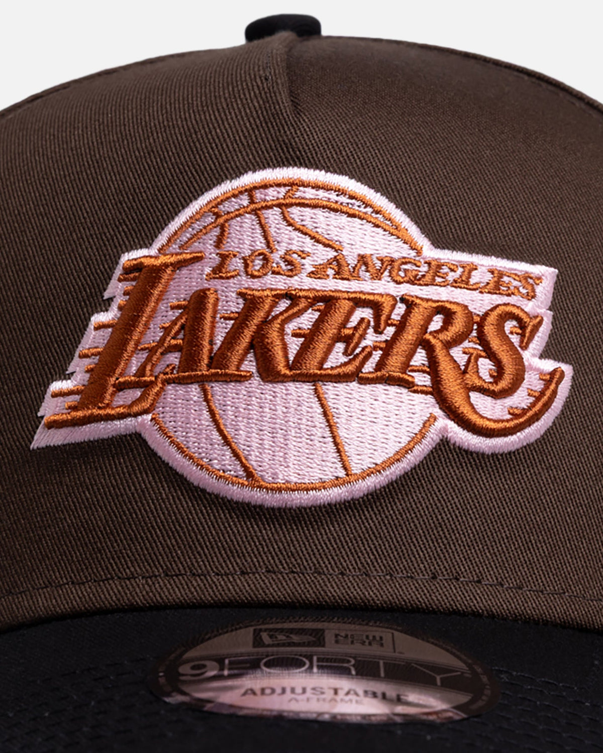 New Era New Era Los Angeles Lakers 9Forty A-Frame Snapback Walnut