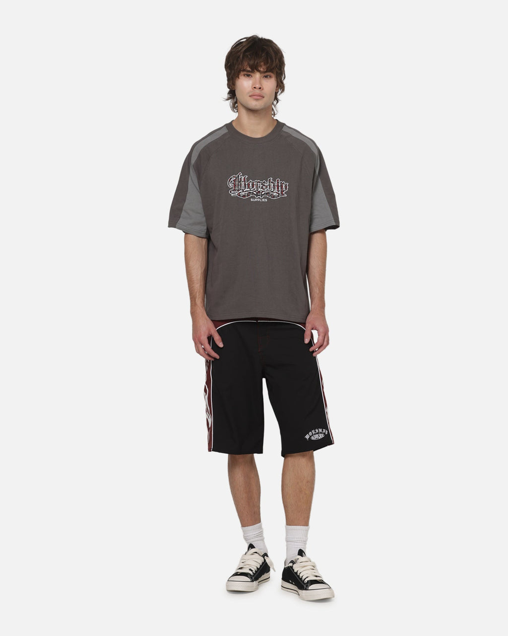 WORSHIP Worship Primal Long Boardshorts Black Port