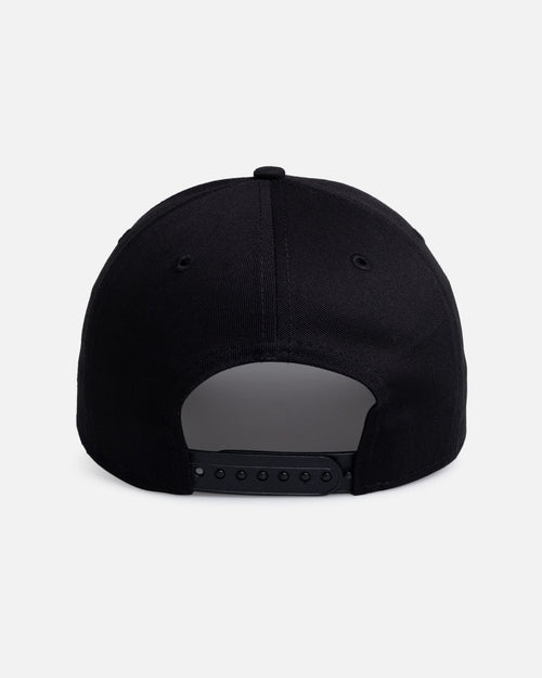 New Era Authentic New Era Las Vegas Raiders 'Black Metal Badge' 9FORTY A-Frame Snapback Black