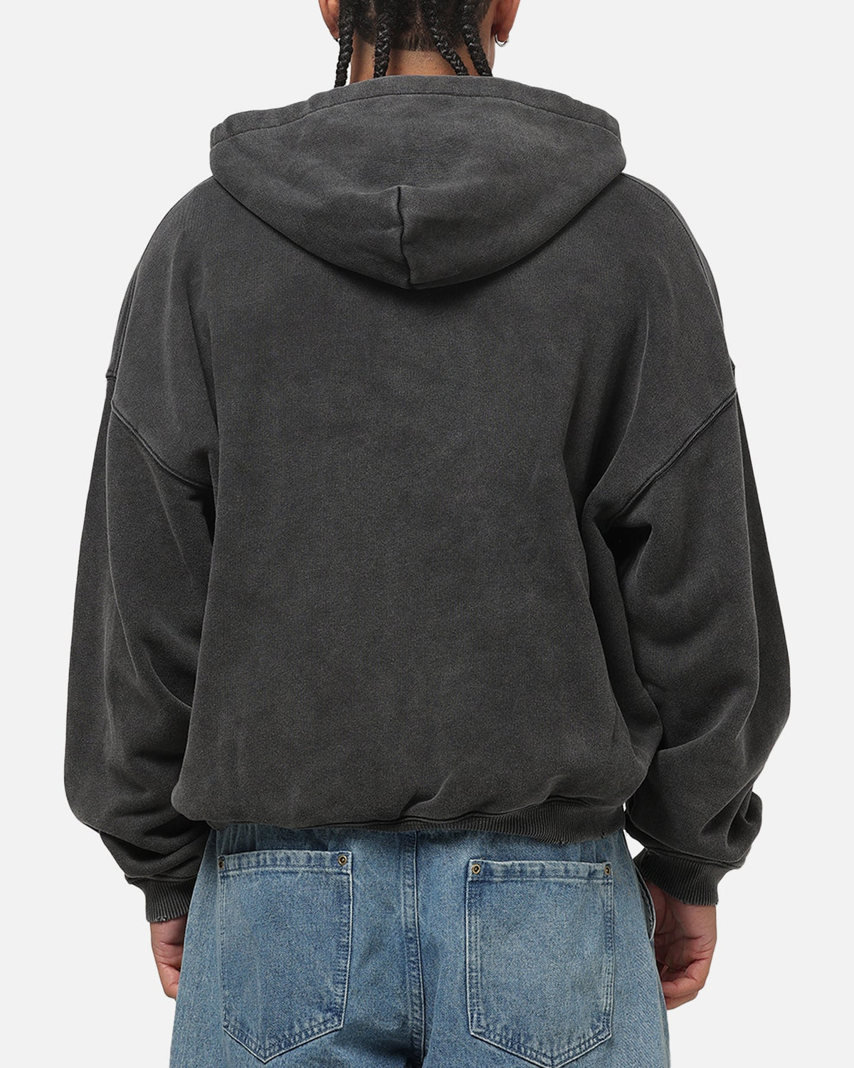 REPRESENT Represent Pegasus Zip Through Hoodie Vintage Grey