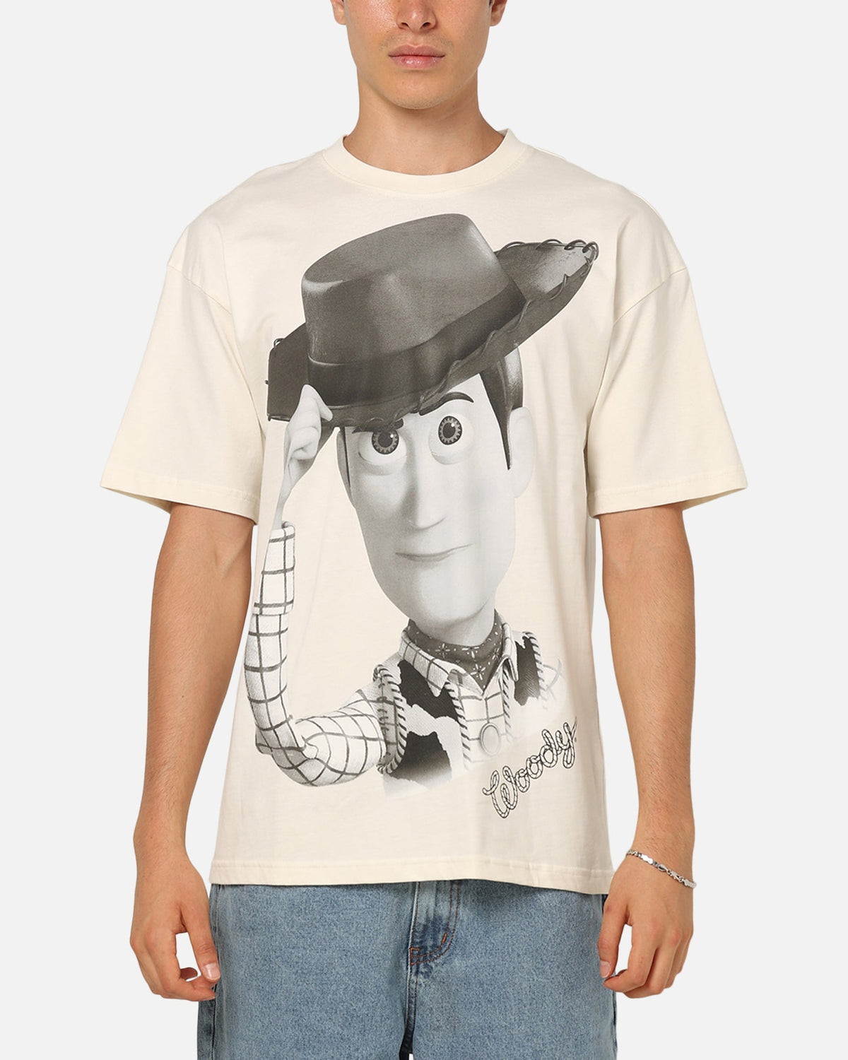 73Studio 73Studio Disney Pixar Toy Story Woody And Bullseye T-Shirt Off White