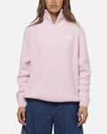 ADIDAS Adidas Women's Funnel Neck Quarter Zip Sweatshirt Pink