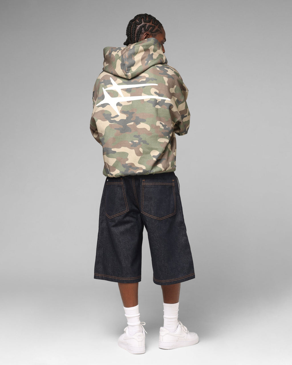 LOITER Loiter Ultra Hybrid Premium Zip Hoodie Camo