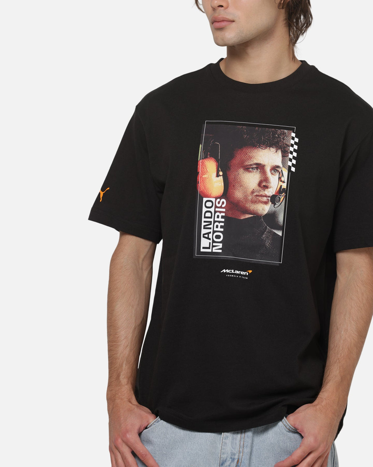 PUMA Puma McLaren Lando Norris Racing Driver T-Shirt Black