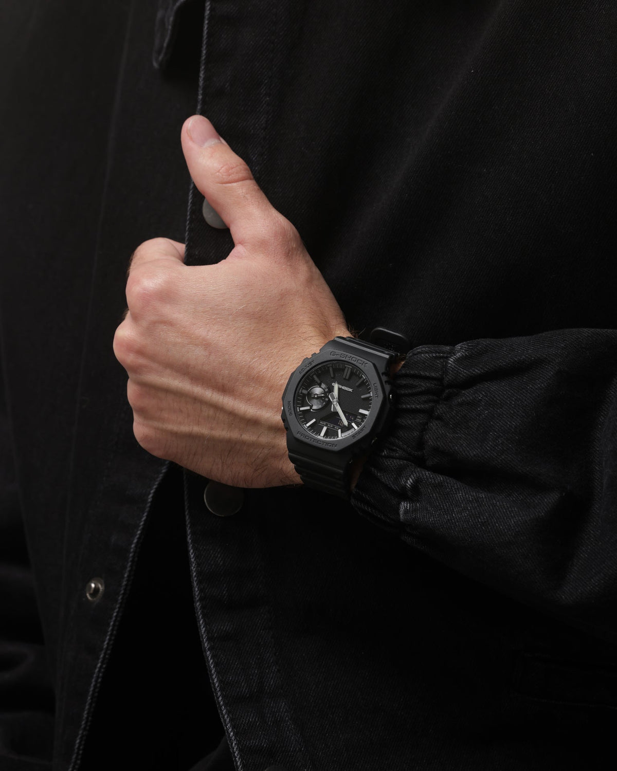 G SHOCK G Shock GA-2100LXB-1ADR Watch Black/Silver
