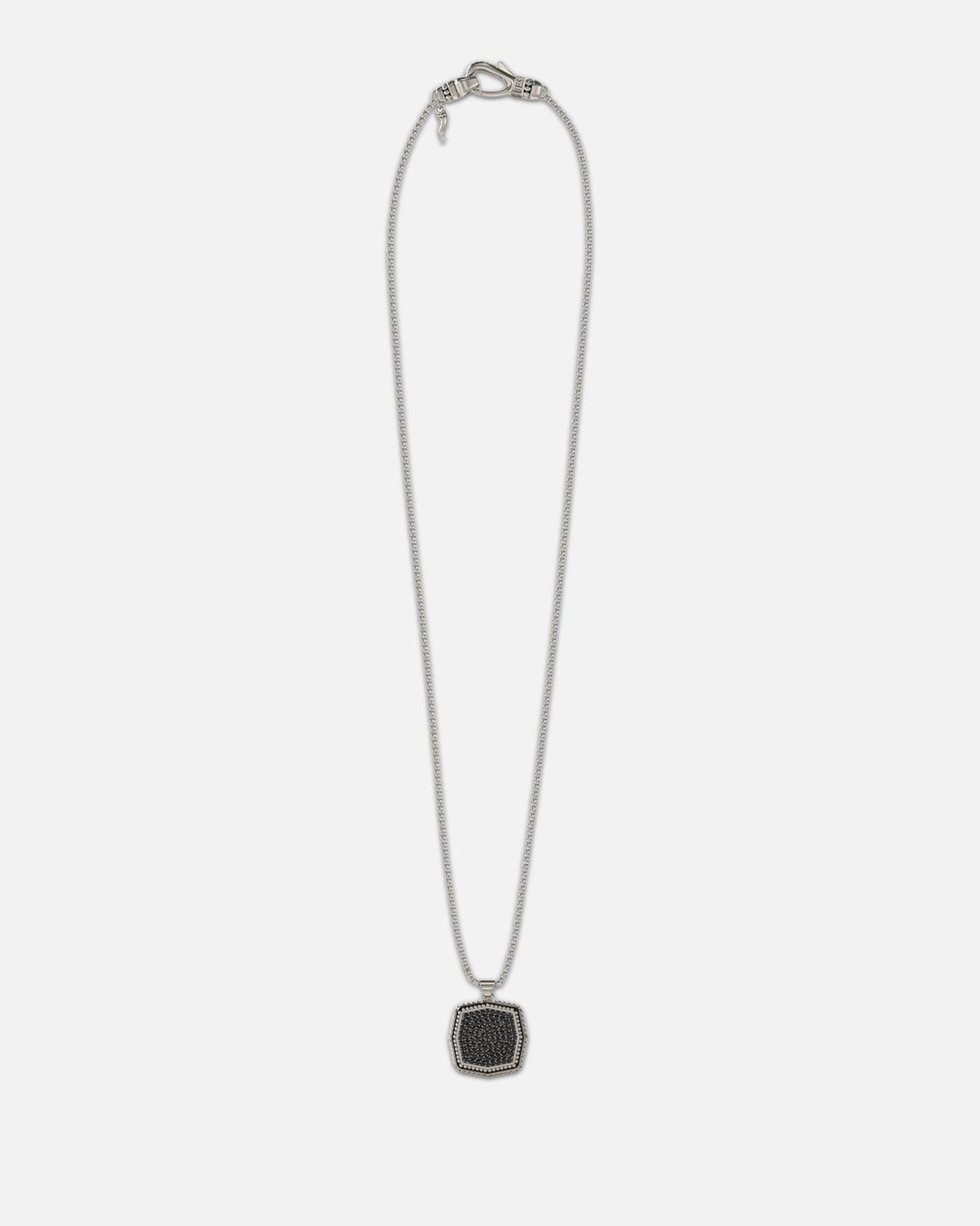 GUESS MAINLINE Original Guess Mainline Back To Black Octagon Necklace Black