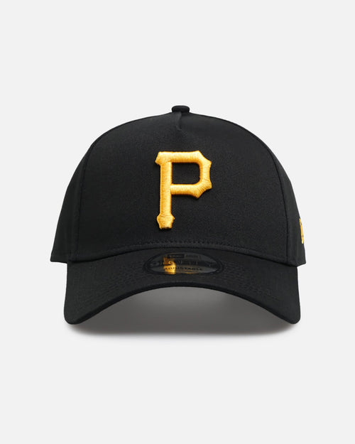 New Era Authentic New Era Pittsburgh Pirates 'Team Logo' 9FORTY A-Frame Snapback Black/OTC