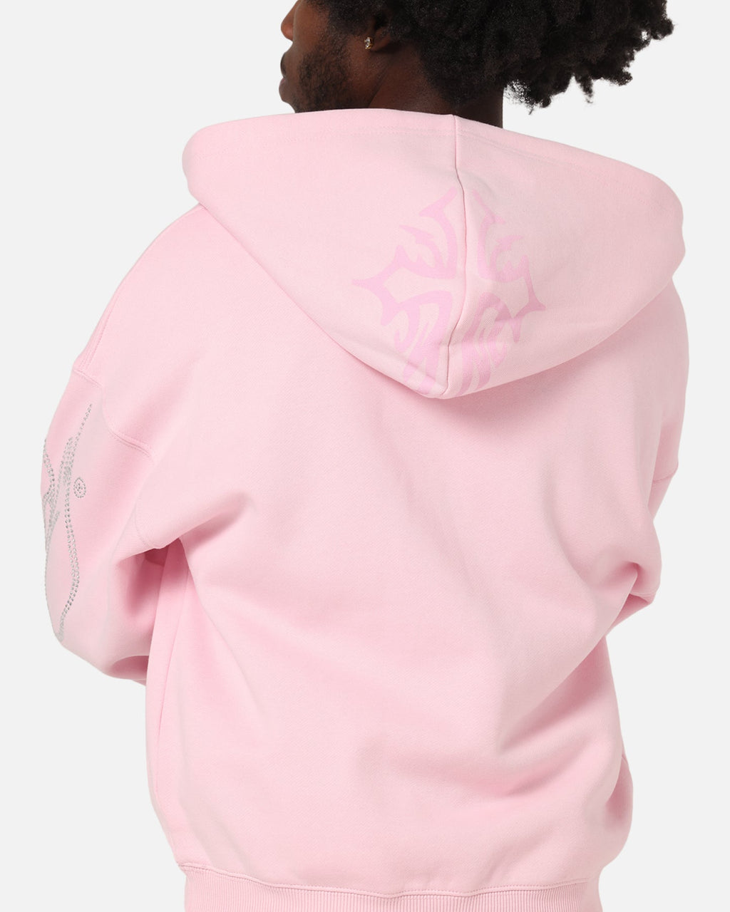 ED HARDY Ed Hardy Trinity Zip Hoodie Pink