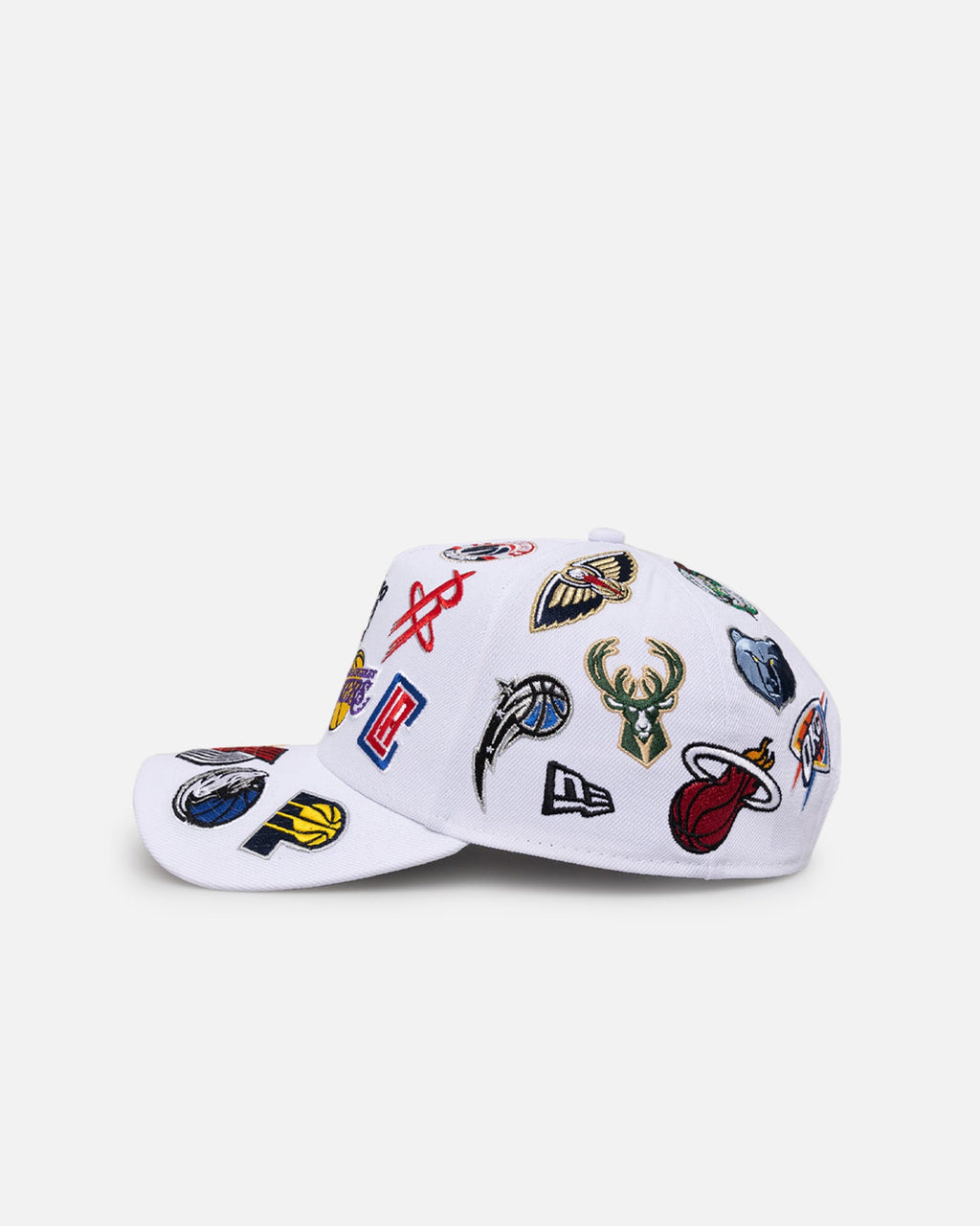 New Era New Era NBA All Over 9FORTY A-Frame Snapback White