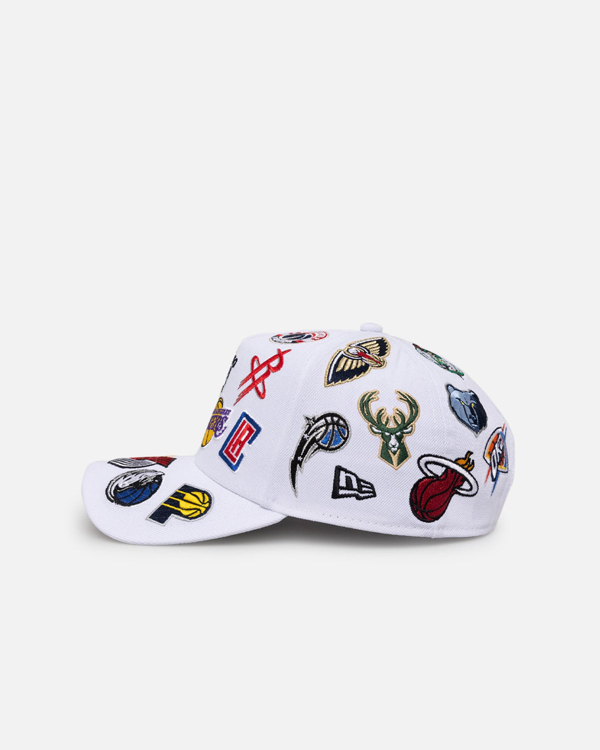 New Era New Era NBA All Over 9FORTY A-Frame Snapback White