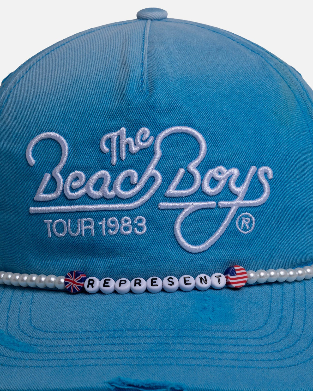 REPRESENT Represent Beach Boys Tour Snapback Cap Bright Blue