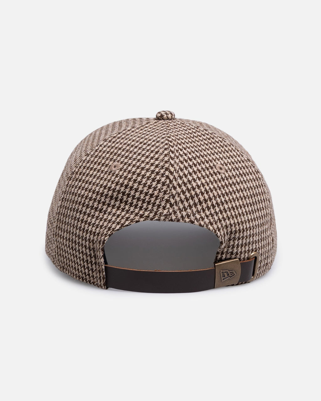 New Era New Era New York Yankees 'Houndstooth' 9FORTY A-Frame Unstructured Strapback Brown