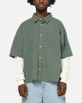 CARRE Carre Archive Layered Shirt Green Plaid