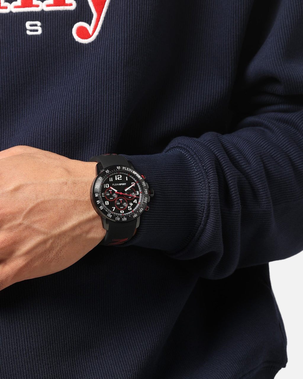 PHILIPP PLEIN Philipp Plein Sport Chrono Race 45MM Watch Black