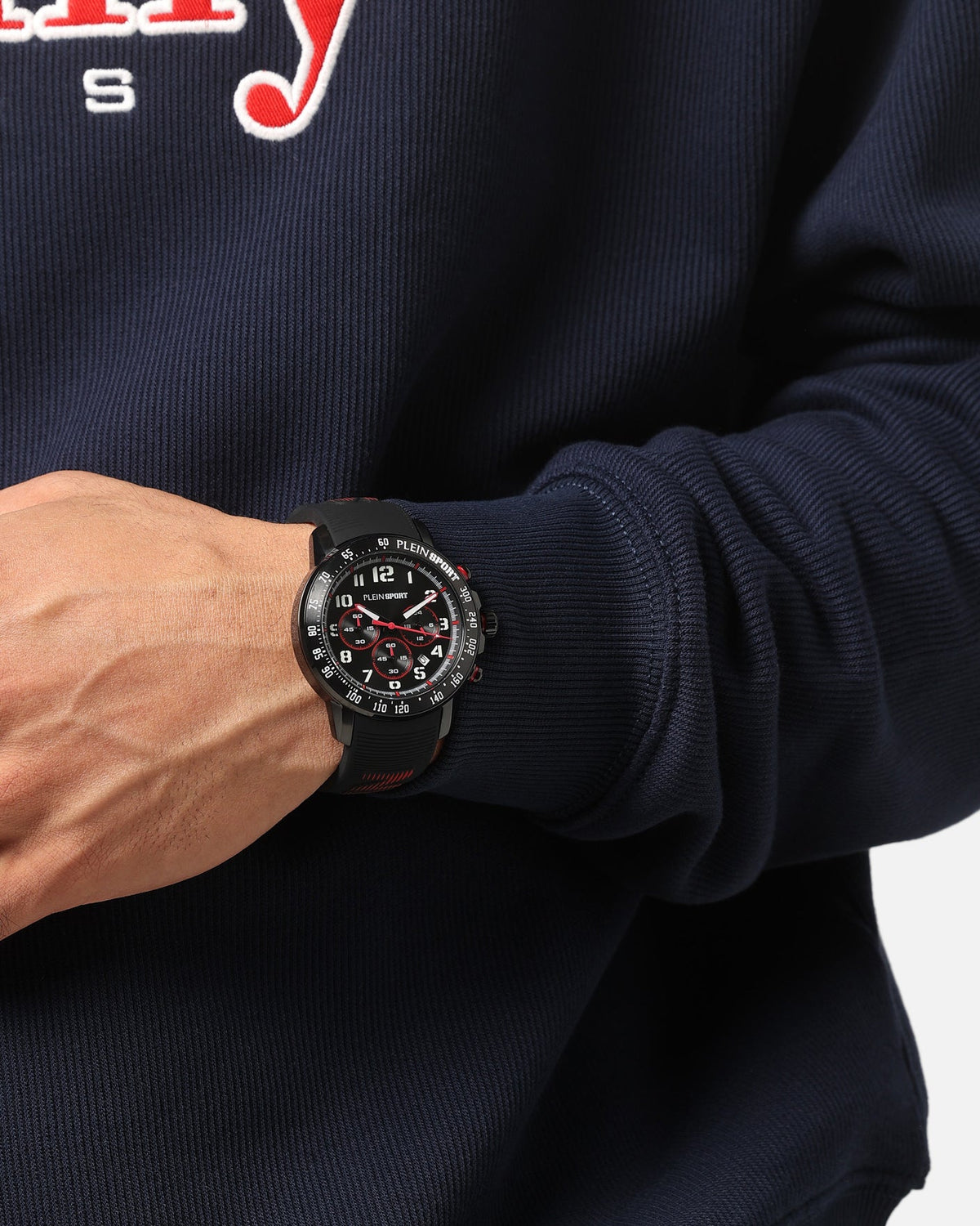 PHILIPP PLEIN Philipp Plein Sport Chrono Race 45MM Watch Black