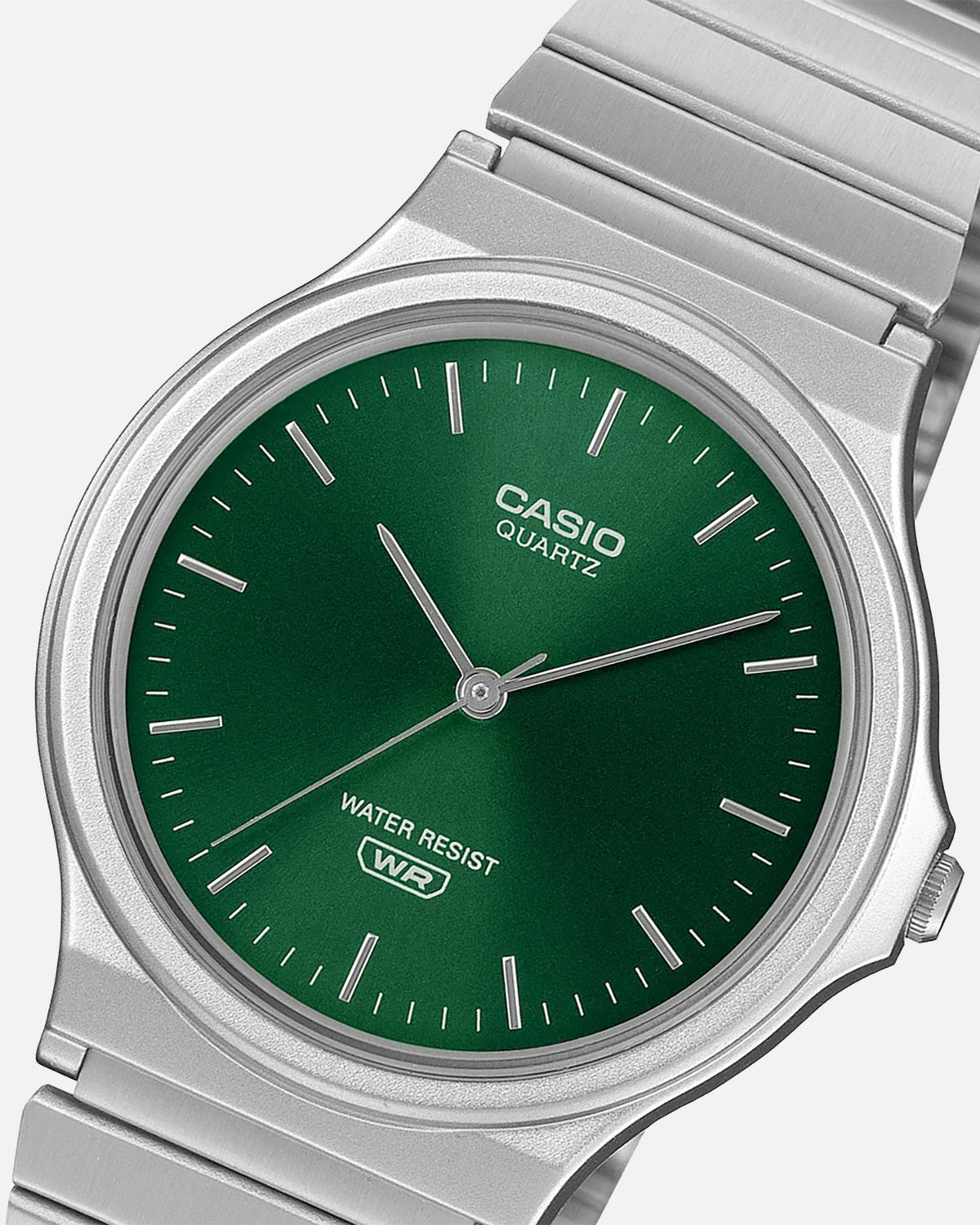 CASIO Casio MQ24DA-3A Watch Silver/Green