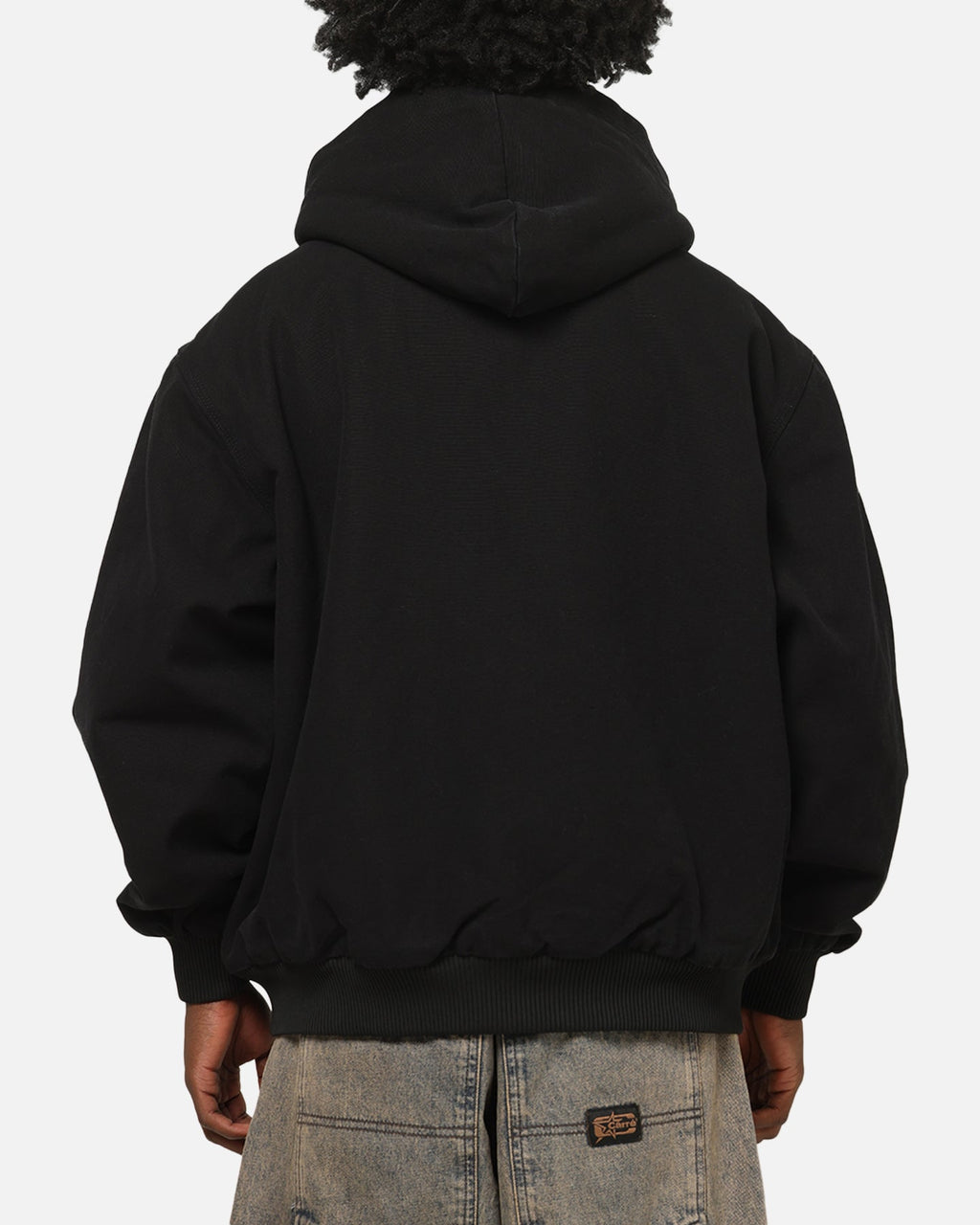 CARRE Carre Sherpa Lined Zip Hoodie Black