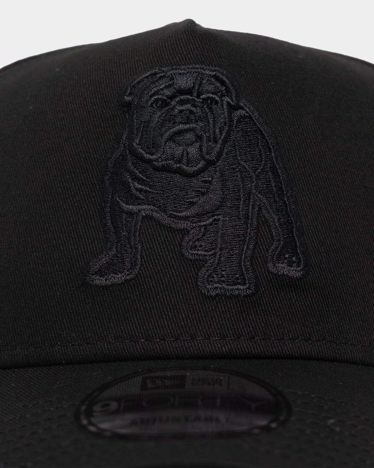 New Era Premium New Era Canterbury-Bankstown Bulldogs 'Black On Black' 9FORTY A-Frame Snapback Black