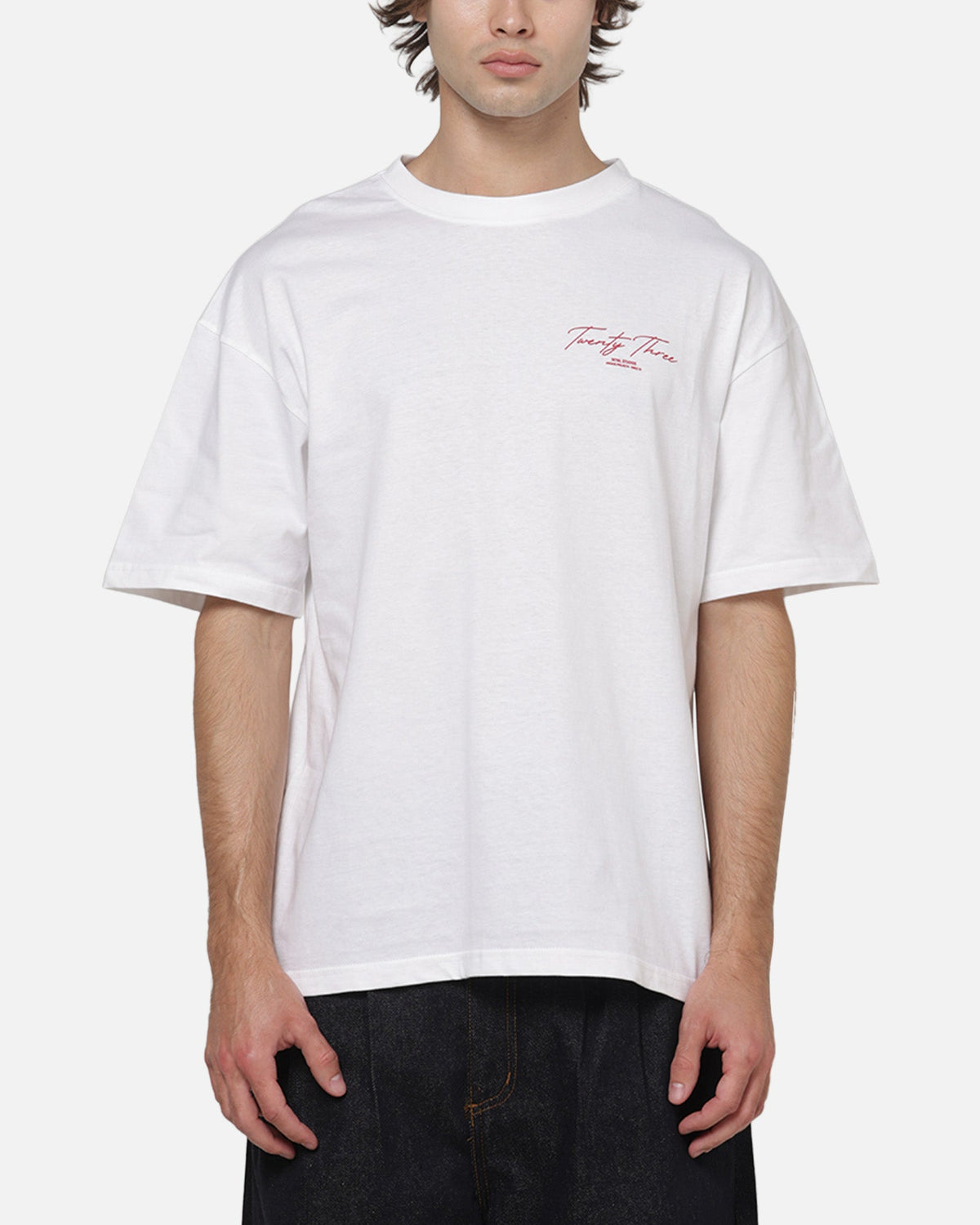 XXIII Official XXIII Script T-Shirt White/Red