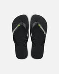 Havaianas Premium Havaianas Top Brazil Logo Thongs Black