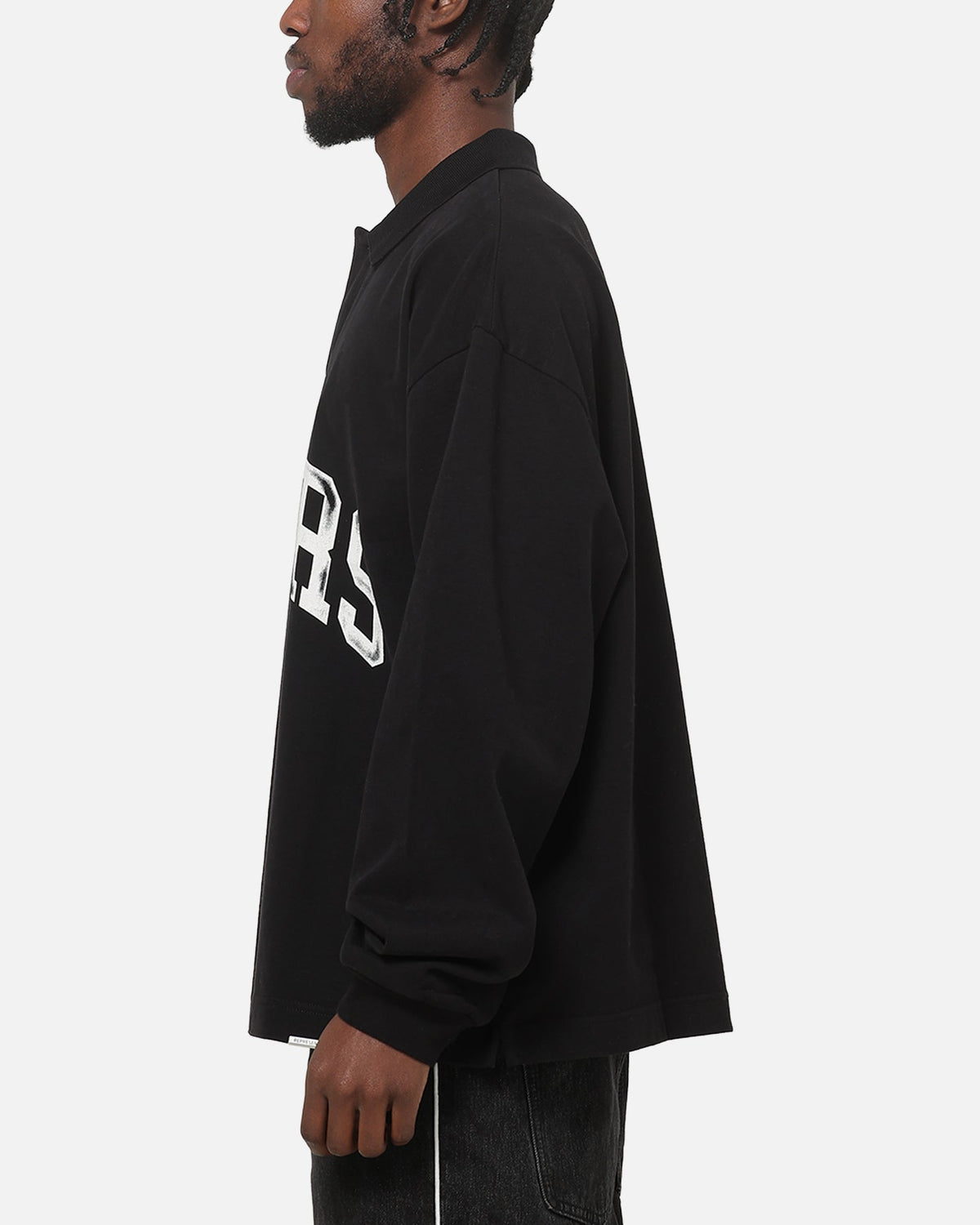 REPRESENT Represent Owners Rugby Top Jet Black