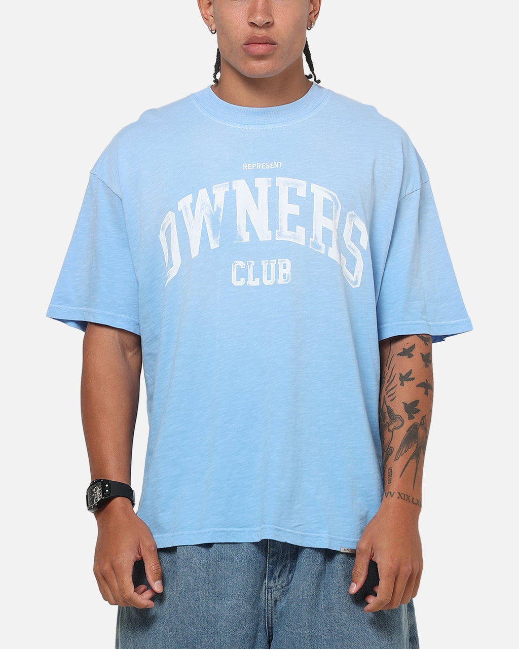 REPRESENT Represent Duality T-Shirt Sky Blue