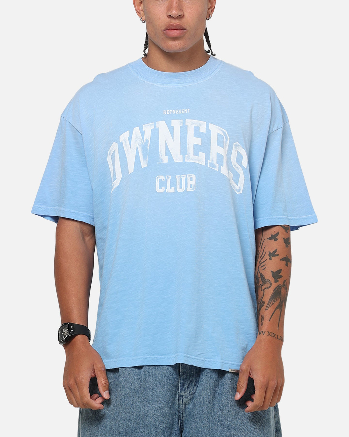 REPRESENT Represent Duality T-Shirt Sky Blue