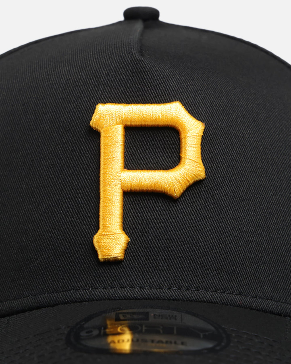 New Era Authentic New Era Pittsburgh Pirates 'Team Logo' 9FORTY A-Frame Snapback Black/OTC