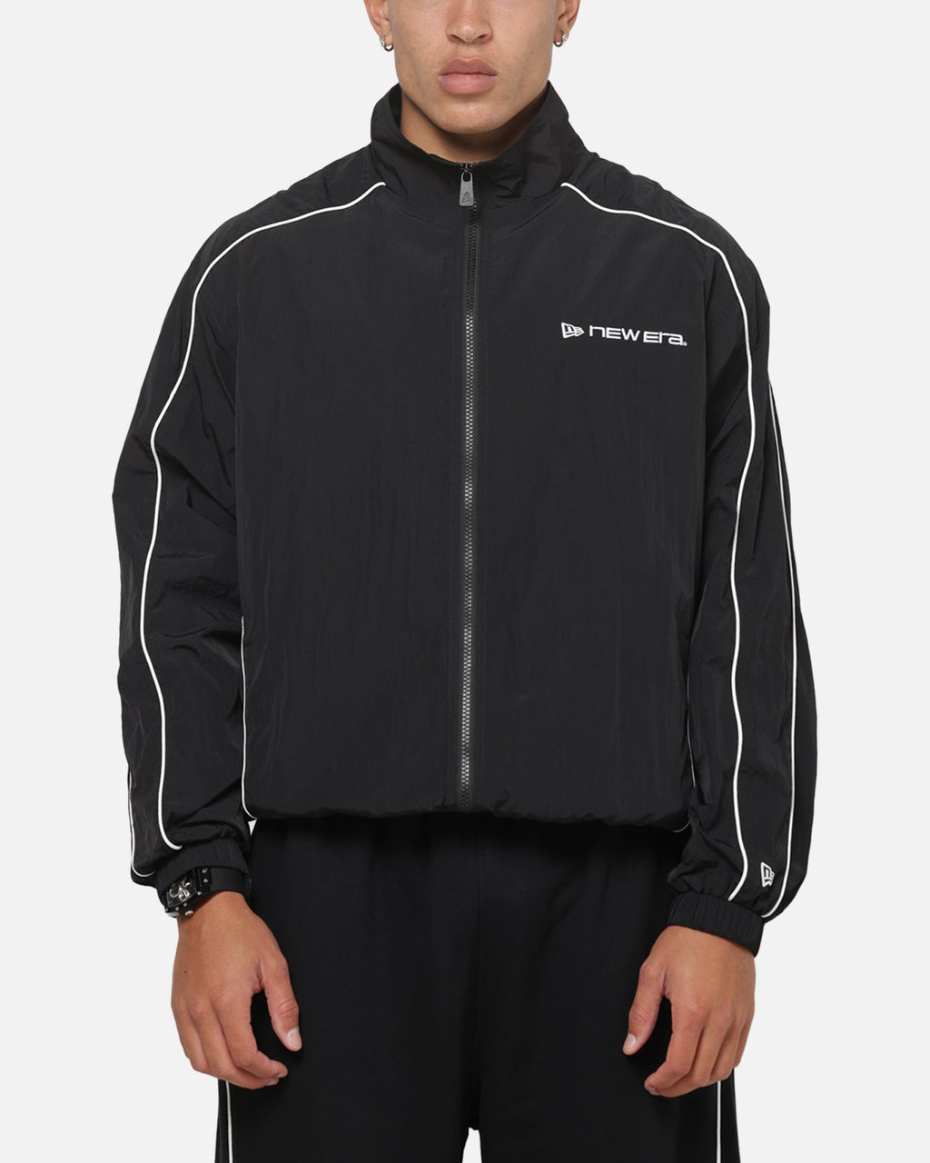 New Era New Era Double Zip Track Jacket Black