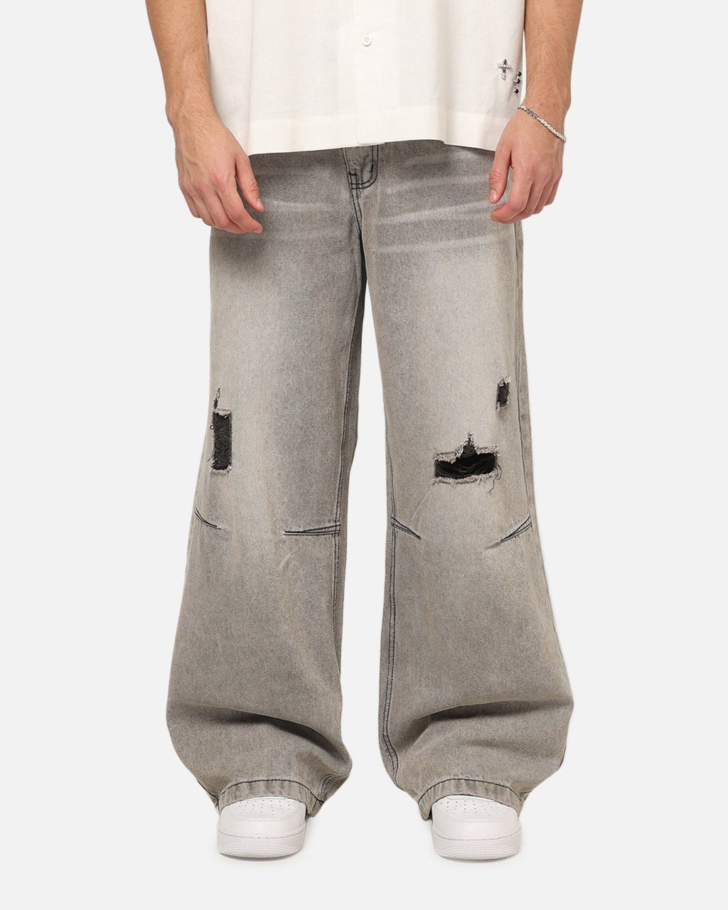 SAINT MORTA Saint Morta Amplus Divinity Jeans Worn Grey