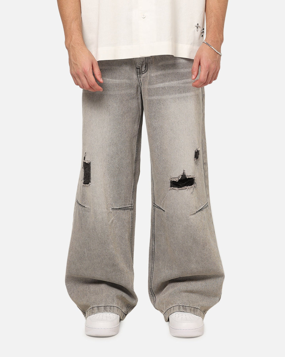 SAINT MORTA Saint Morta Amplus Divinity Jeans Worn Grey