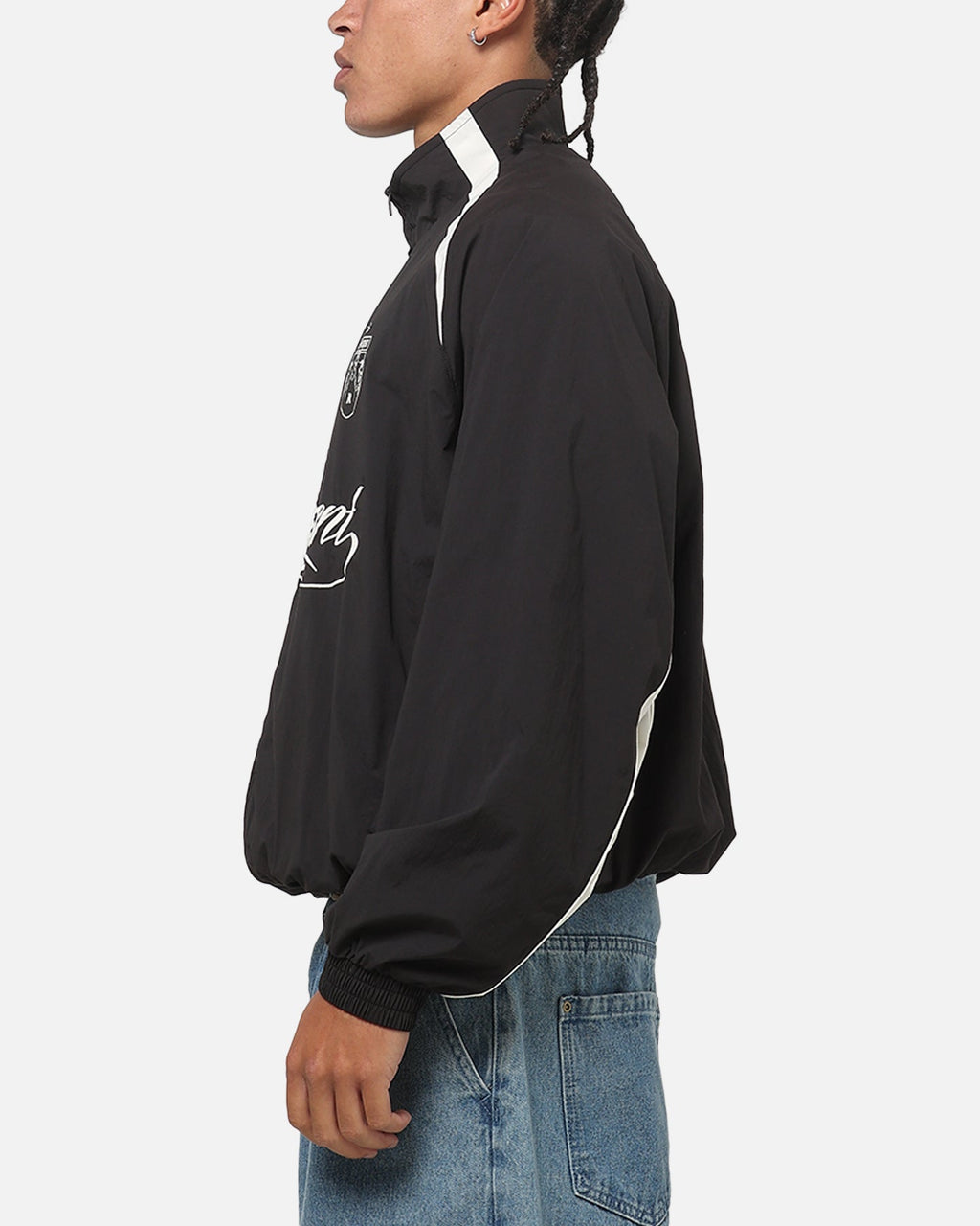 REPRESENT Represent Woven Track Star Jacket Jet Black