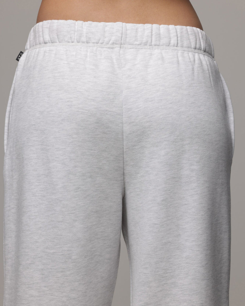 AMERICAN THRIFT Premium American Thrift Women's Straight Leg Trackpants Grey Heather