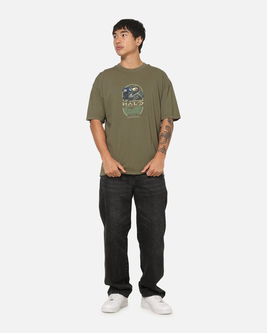 73Studio 73Studio x Halo 2 Not For Angels T-Shirt Military Green