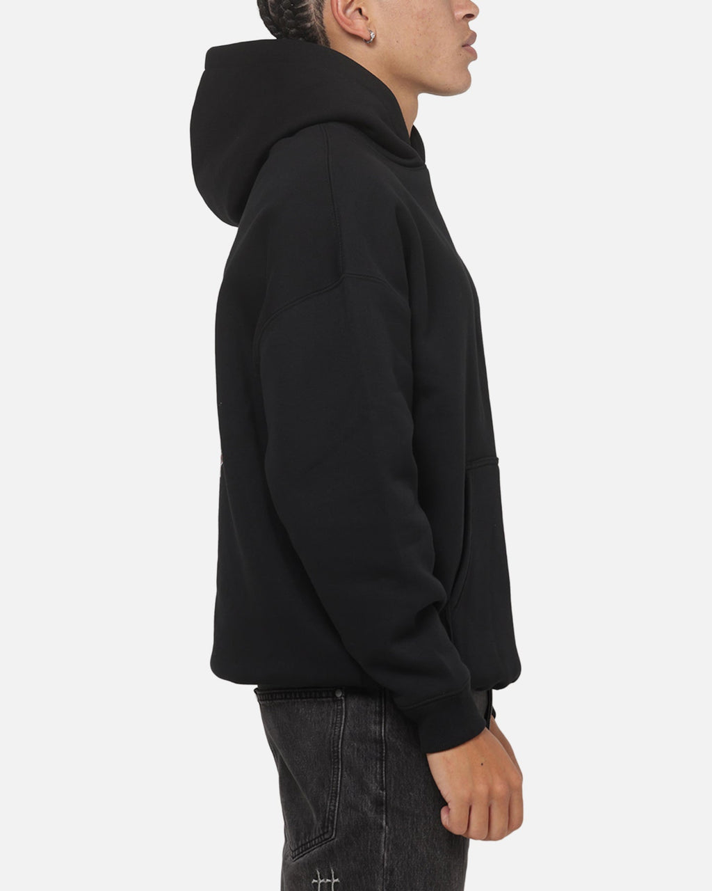SAINT MORTA Saint Morta Worldwide Boxy Hoodie Black
