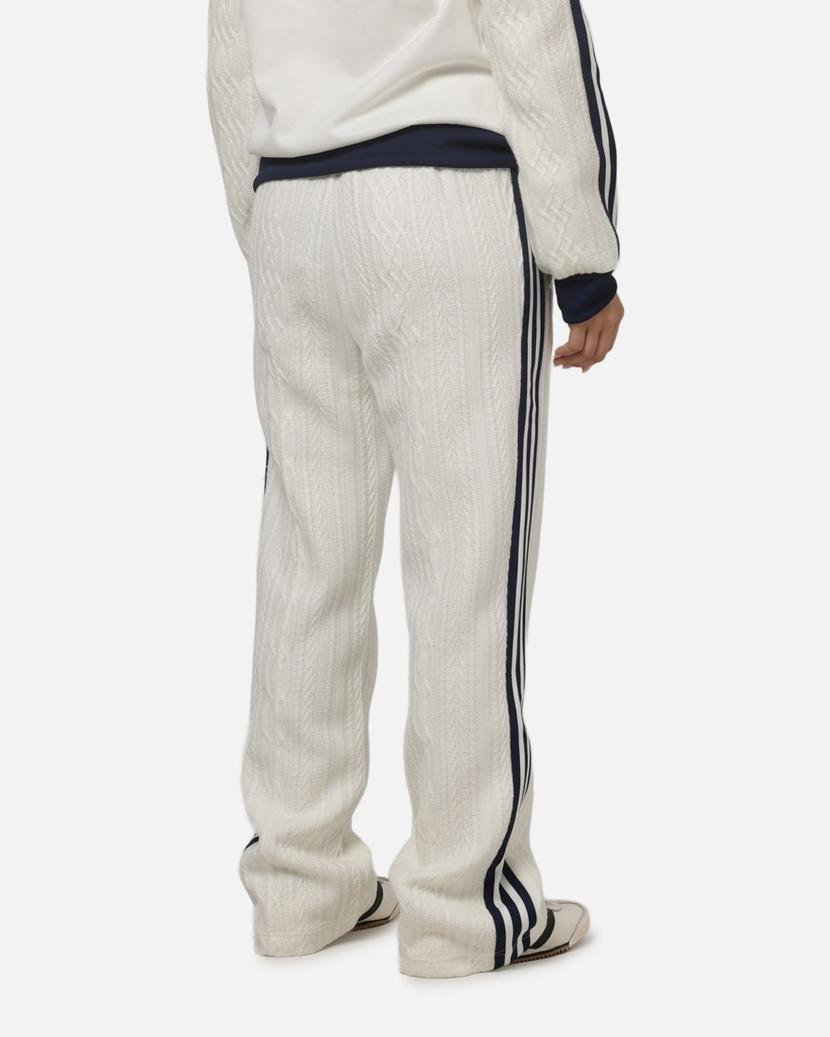 ADIDAS Adidas Women's Knit Classic Track Trousers Off White