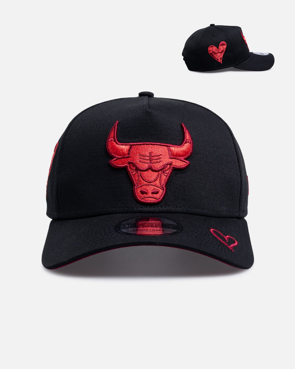 New Era New Era Chicago Bulls 'Certified Lover Boy' 9FORTY A-Frame Snapback Black/Cardinal