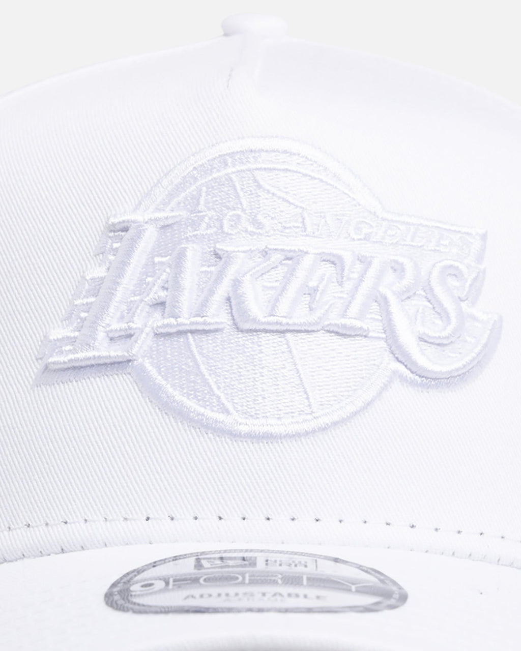 New Era New Era Los Angeles Lakers 'Optic White' 9FORTY A-Frame Snapback Optic White