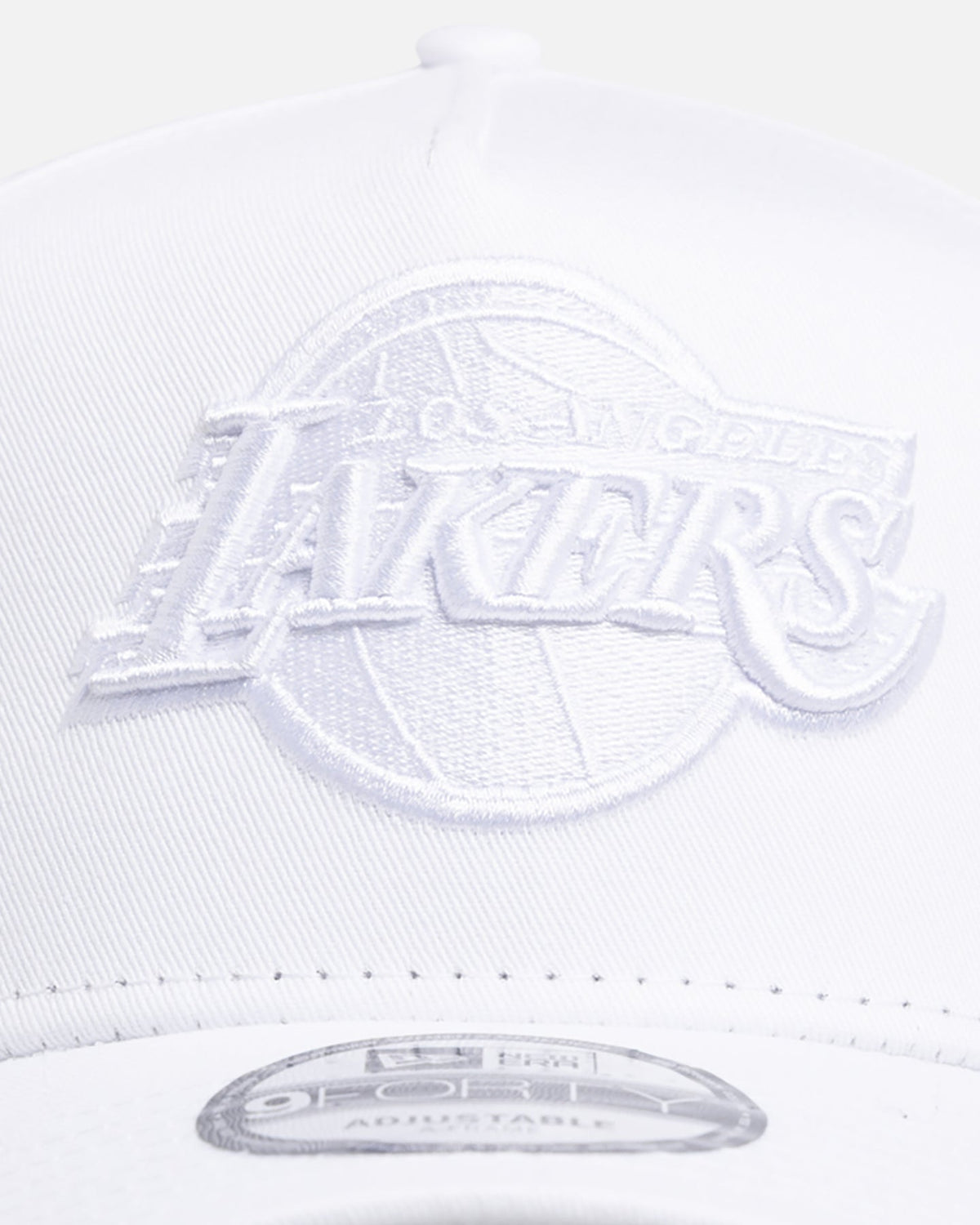 New Era New Era Los Angeles Lakers 'Optic White' 9FORTY A-Frame Snapback Optic White