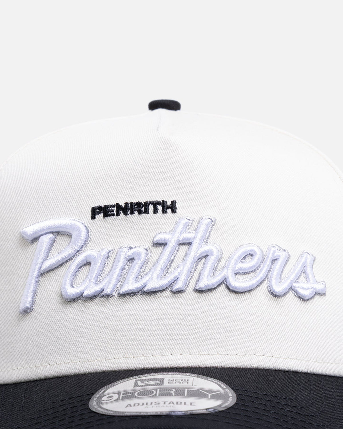 New Era Original New Era Penrith Panthers 'Chrome Script' 9FORTY A-Frame Snapback Official Team Colour