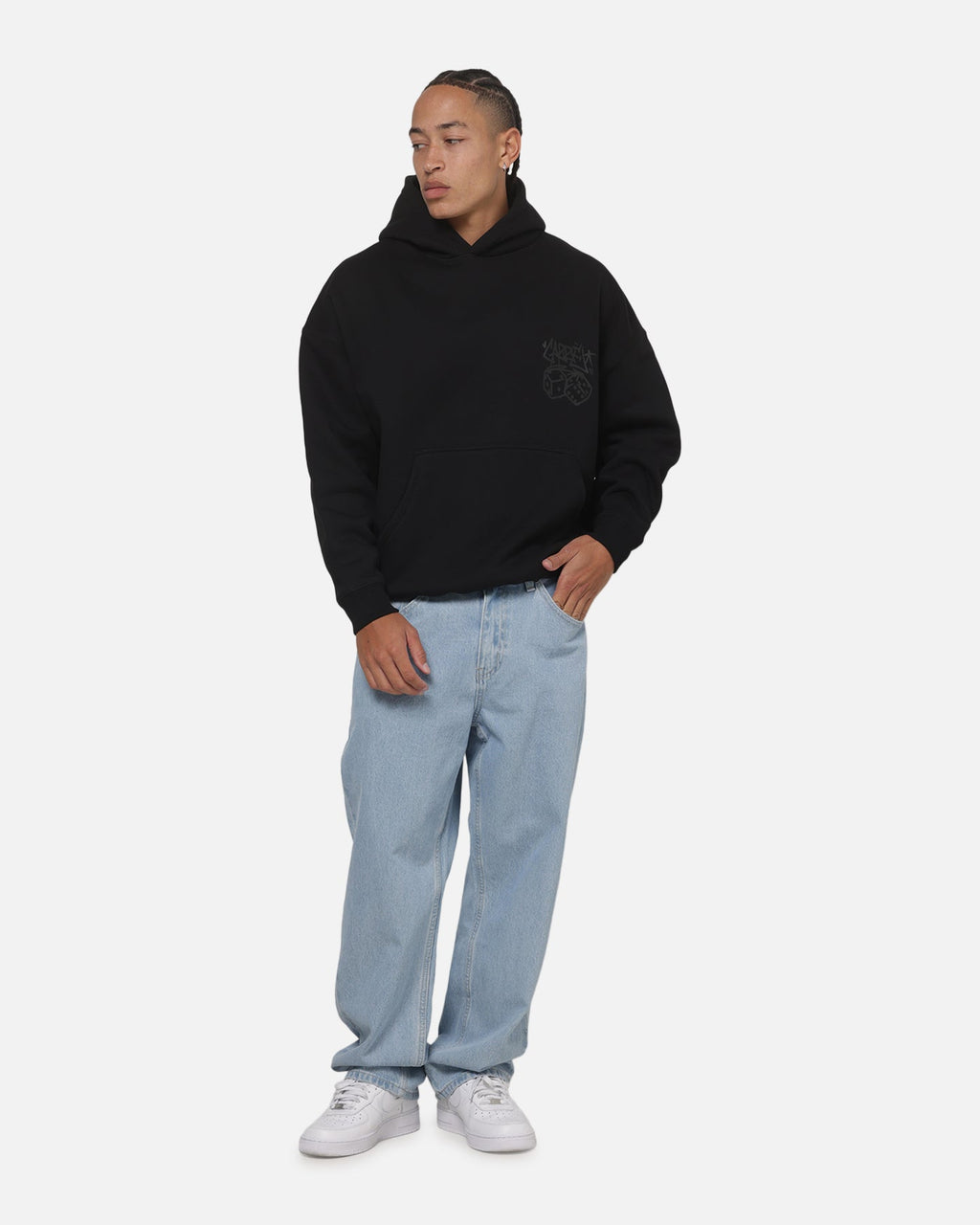 CARRE Authentic Carre Worldwide Rolling Hoodie Black
