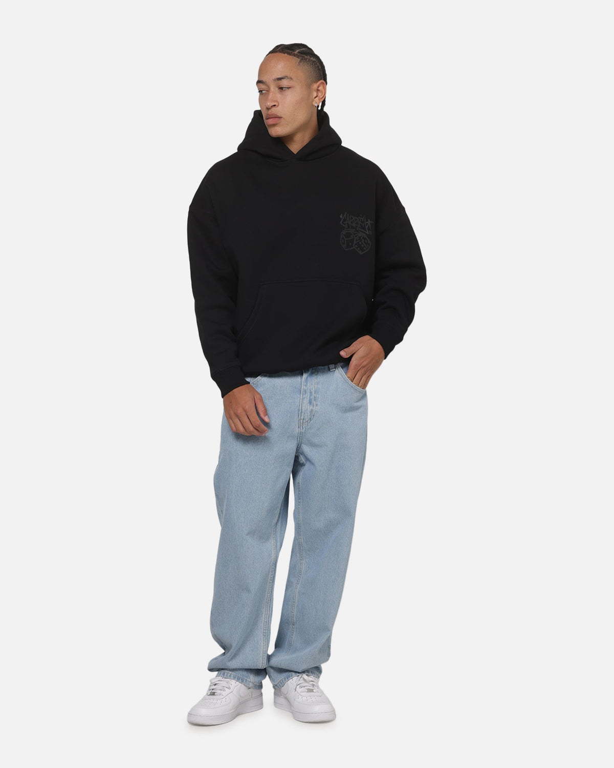 CARRE Authentic Carre Worldwide Rolling Hoodie Black