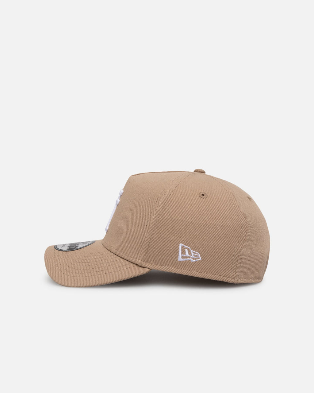 New Era New Era Los Angeles Dodgers 'Upside Down LA Logo' 9FORTY A-Frame Snapback Camel