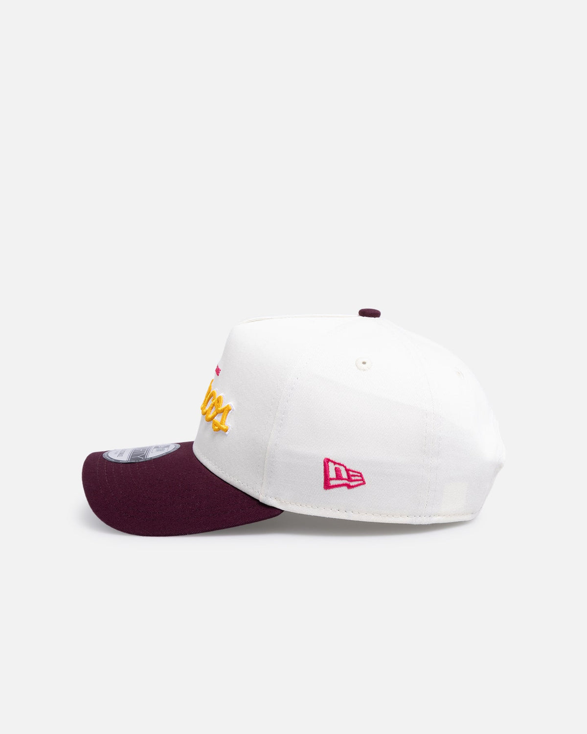 New Era Classic New Era Brisbane Broncos 'Chrome Script' 9FORTY A-Frame Snapback Official Team Colour